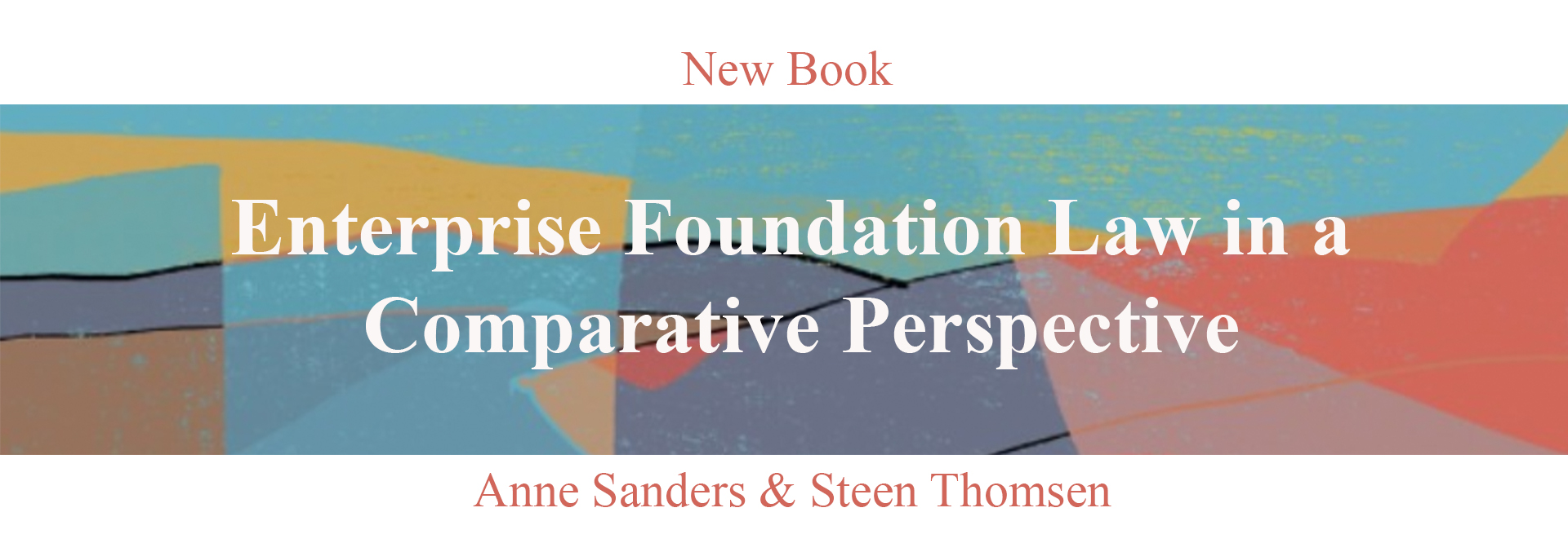 billede af bogen "enterprise foundation law in a comparative perspective"